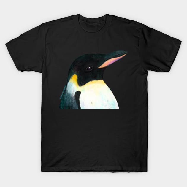 Emperor Penguin T-Shirt by julianamotzko